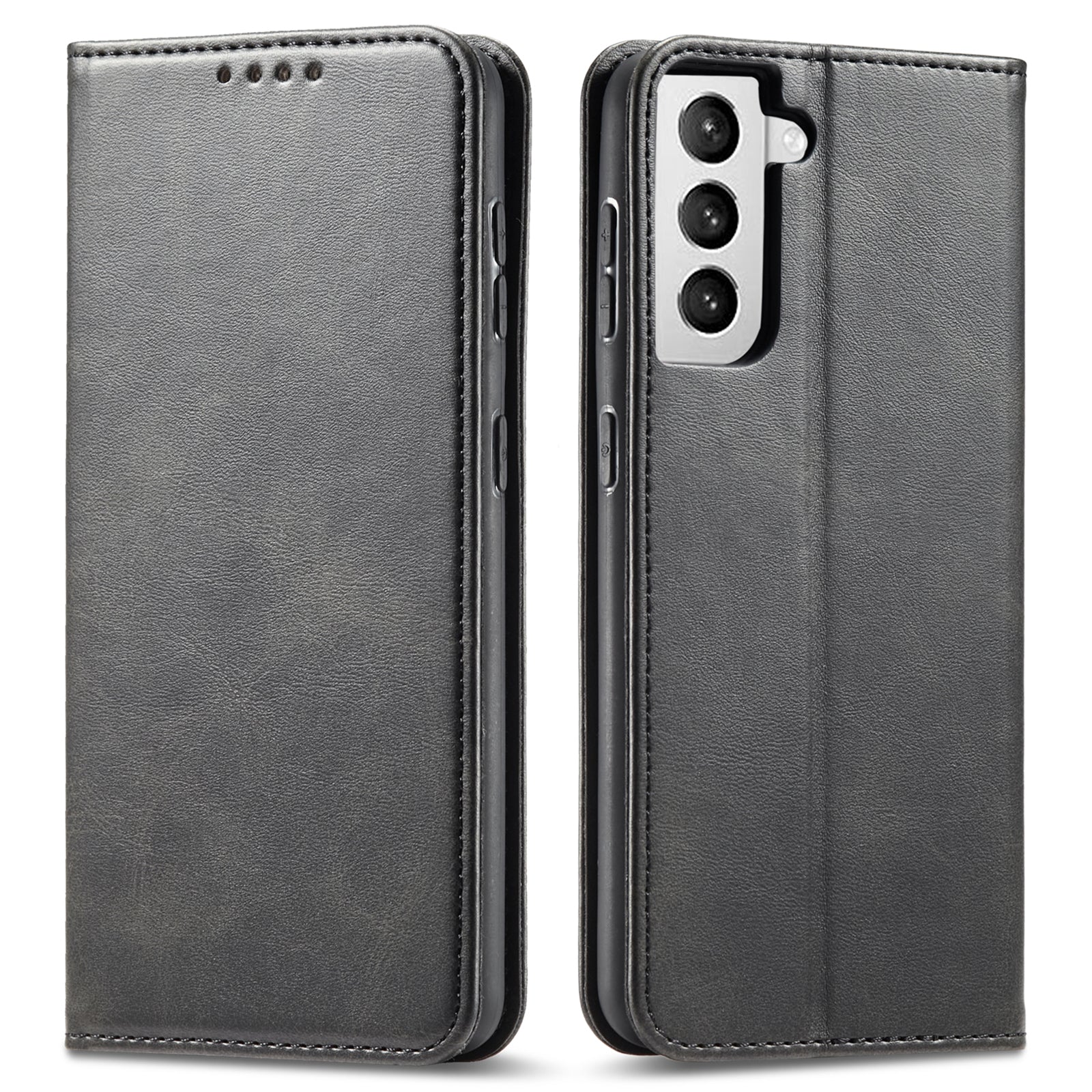 Leather Phone Case For Samsung Galaxy S21 4G 5G Wallet Magnetic Stand Calf Texture Anti-scratch Phone Cover Leather Phone Case For Samsung Galaxy S21 4G 5G Wallet Magnetic Stand Calf Texture Anti-scratch Phone Cover